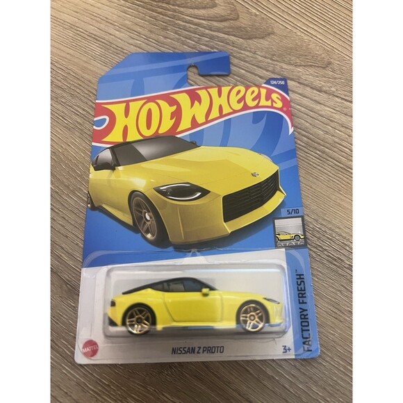 Hot Wheels Other - Hot Wheels Factory Fresh Nissan Z Proto 1:64 Yellow Black Diecast Car 2021